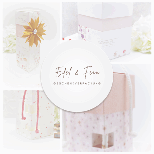 Geschenk Verpackung 'edel und fein' - Anleitung