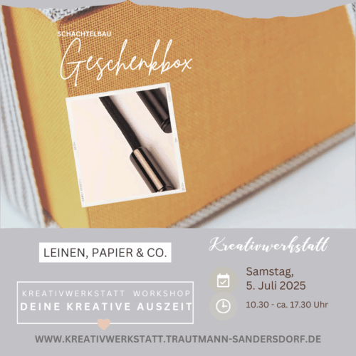 05.07.2025 SCHACHTELBAU - hier passt ordentlich was rein